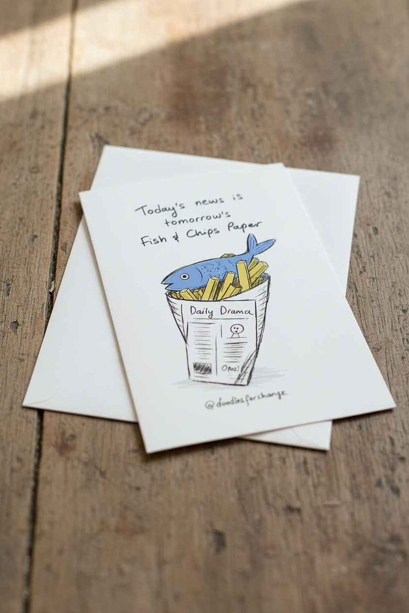 Fish & Chips Greeting Card